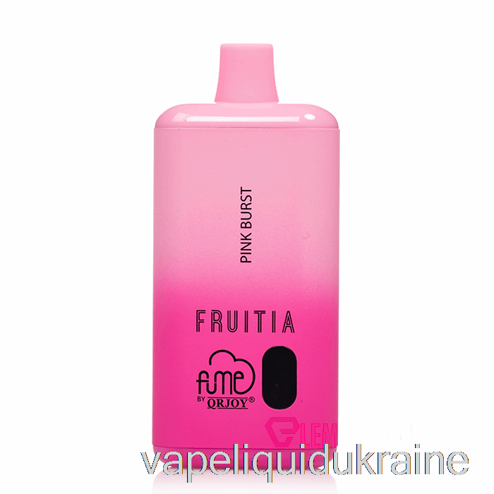 Vape Liquid Ukraine Fruitia x Fume 8000 Disposable Pink Burst